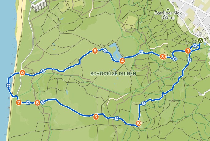 Route Schoorlse Duinen